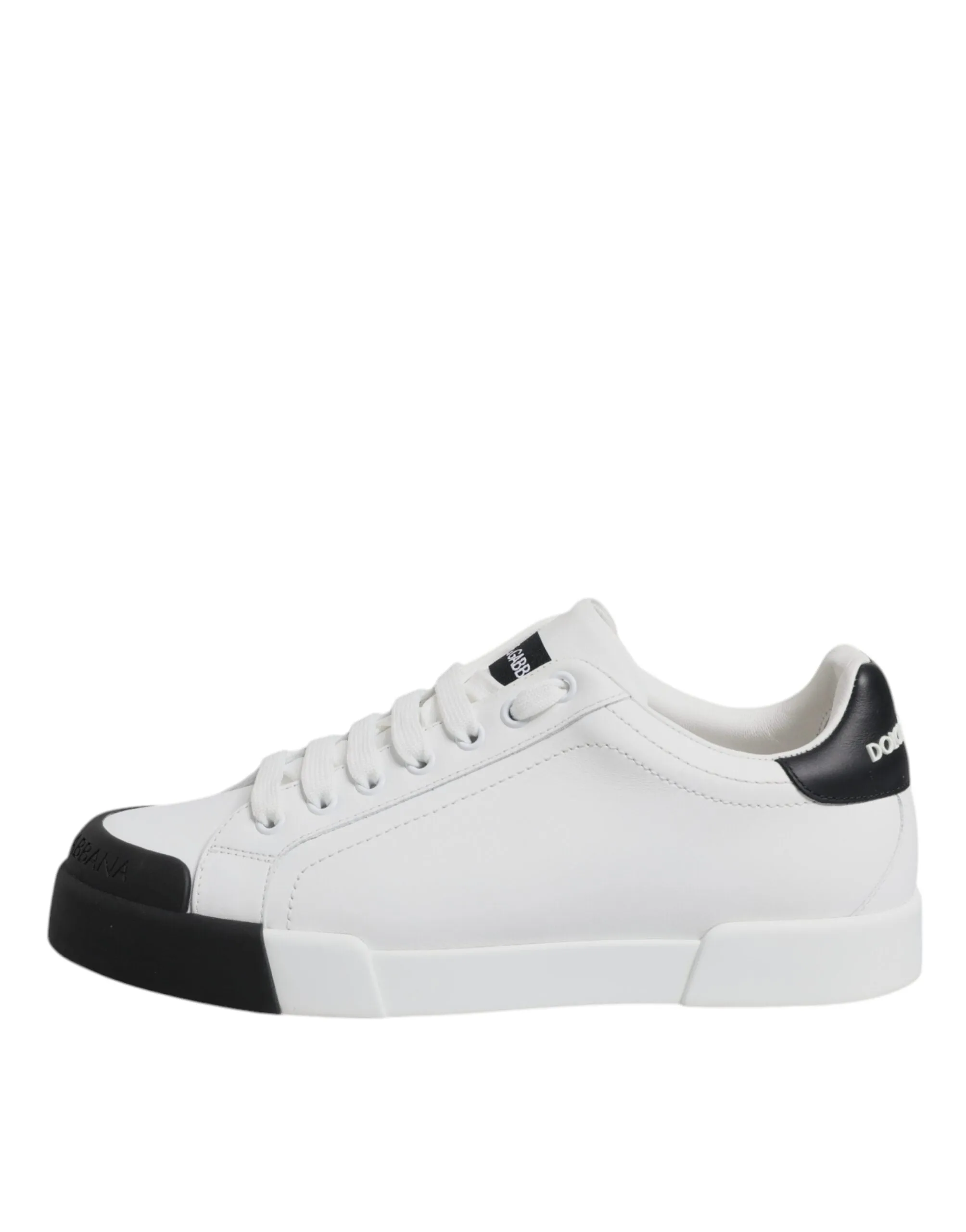Dolce & Gabbana  Leather Low Top Sneakers Men's Shoes (Pre-Owned)