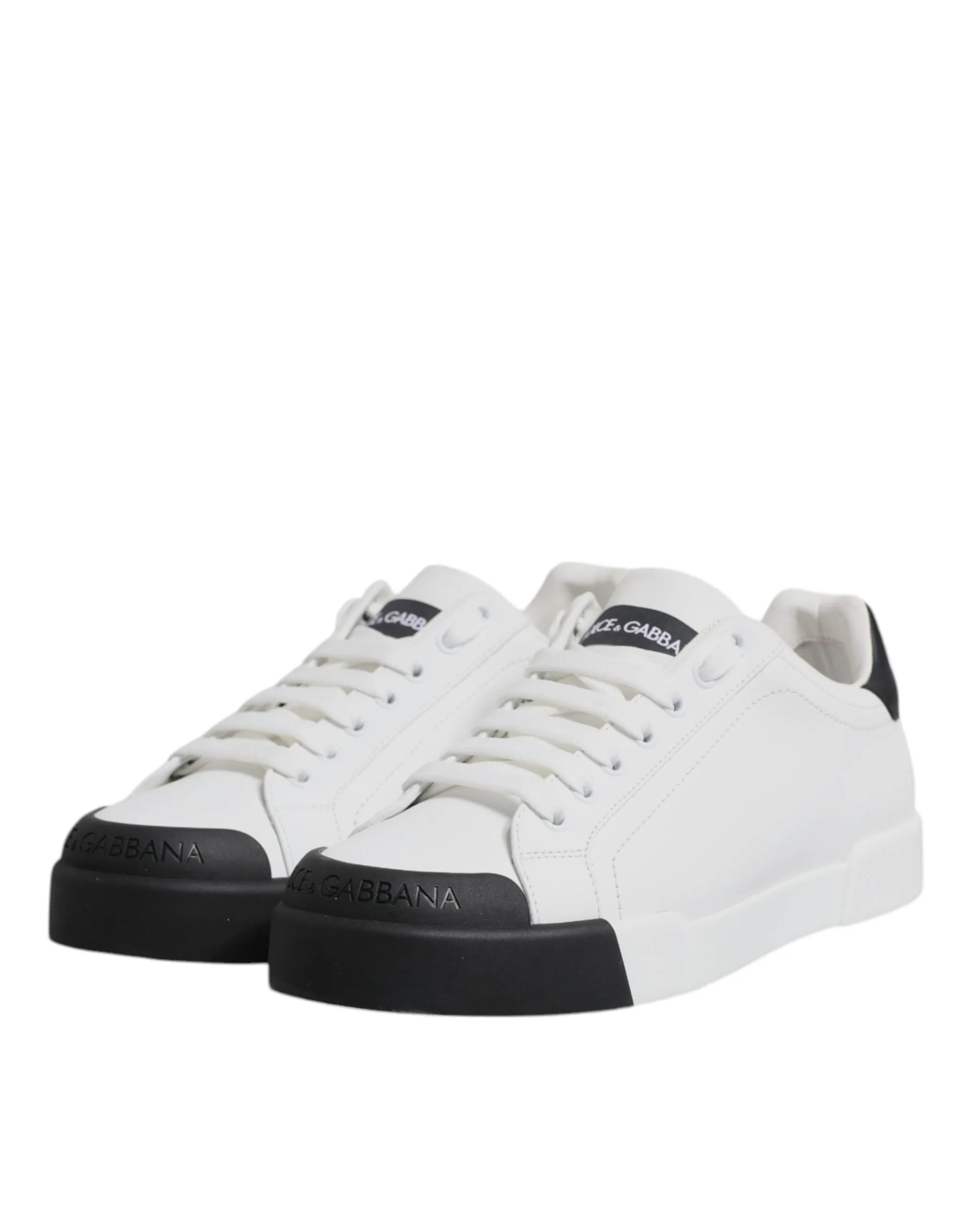 Dolce & Gabbana  Leather Low Top Sneakers Men's Shoes (Pre-Owned)
