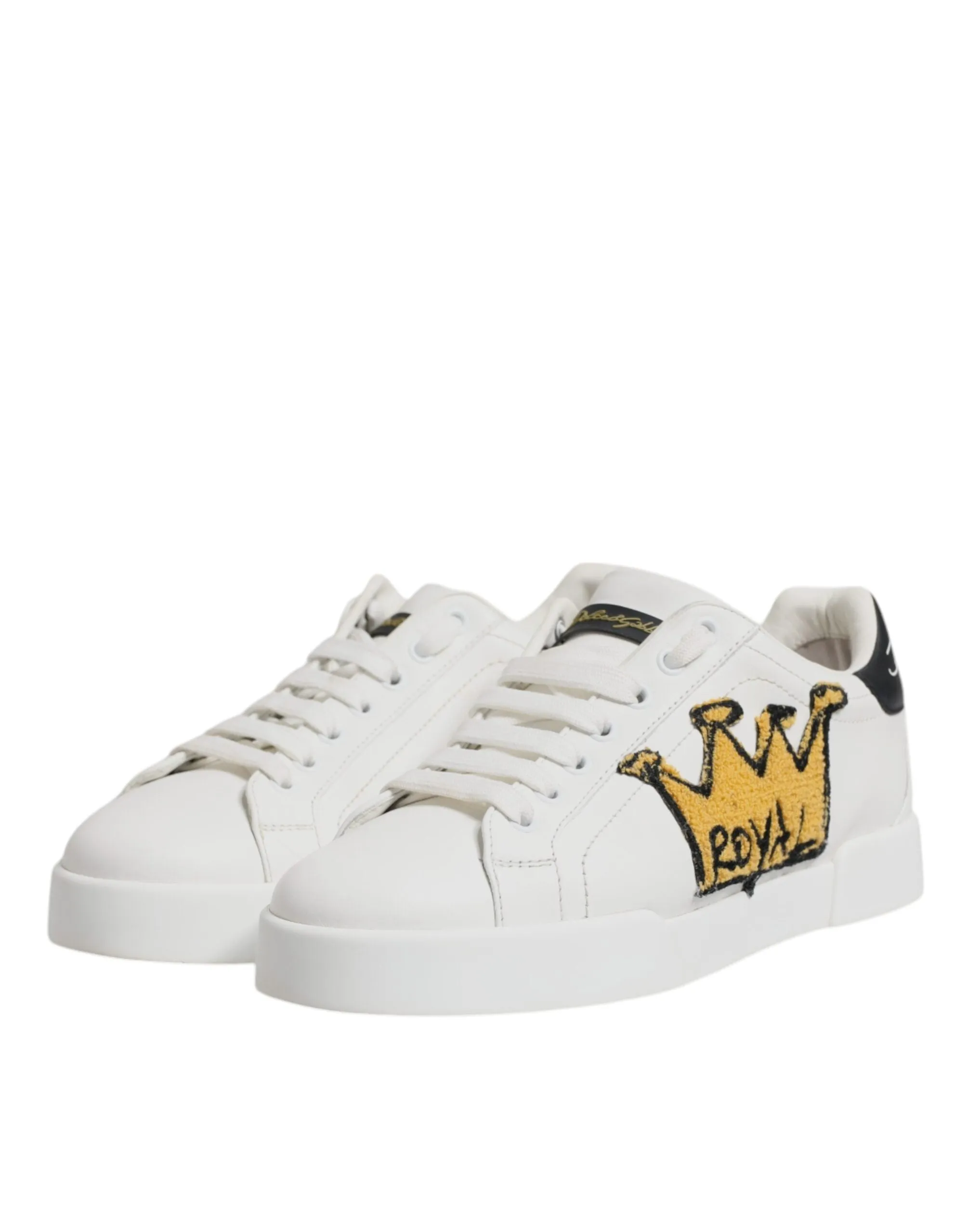 Dolce & Gabbana Royal Crown Low Top Sneakers Men's Shoes (Pre-Owned)
