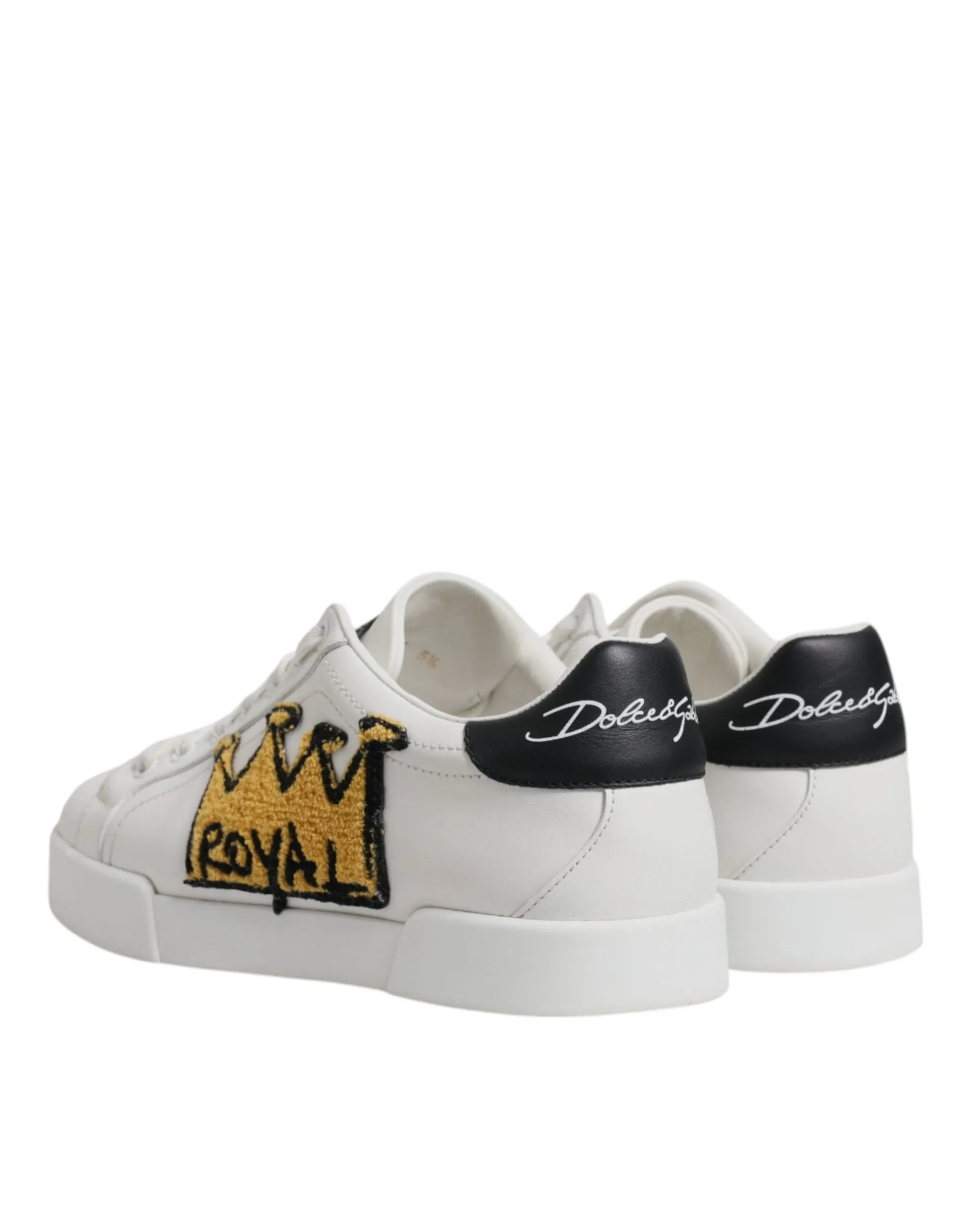 Dolce & Gabbana Royal Crown Low Top Sneakers Men's Shoes (Pre-Owned)