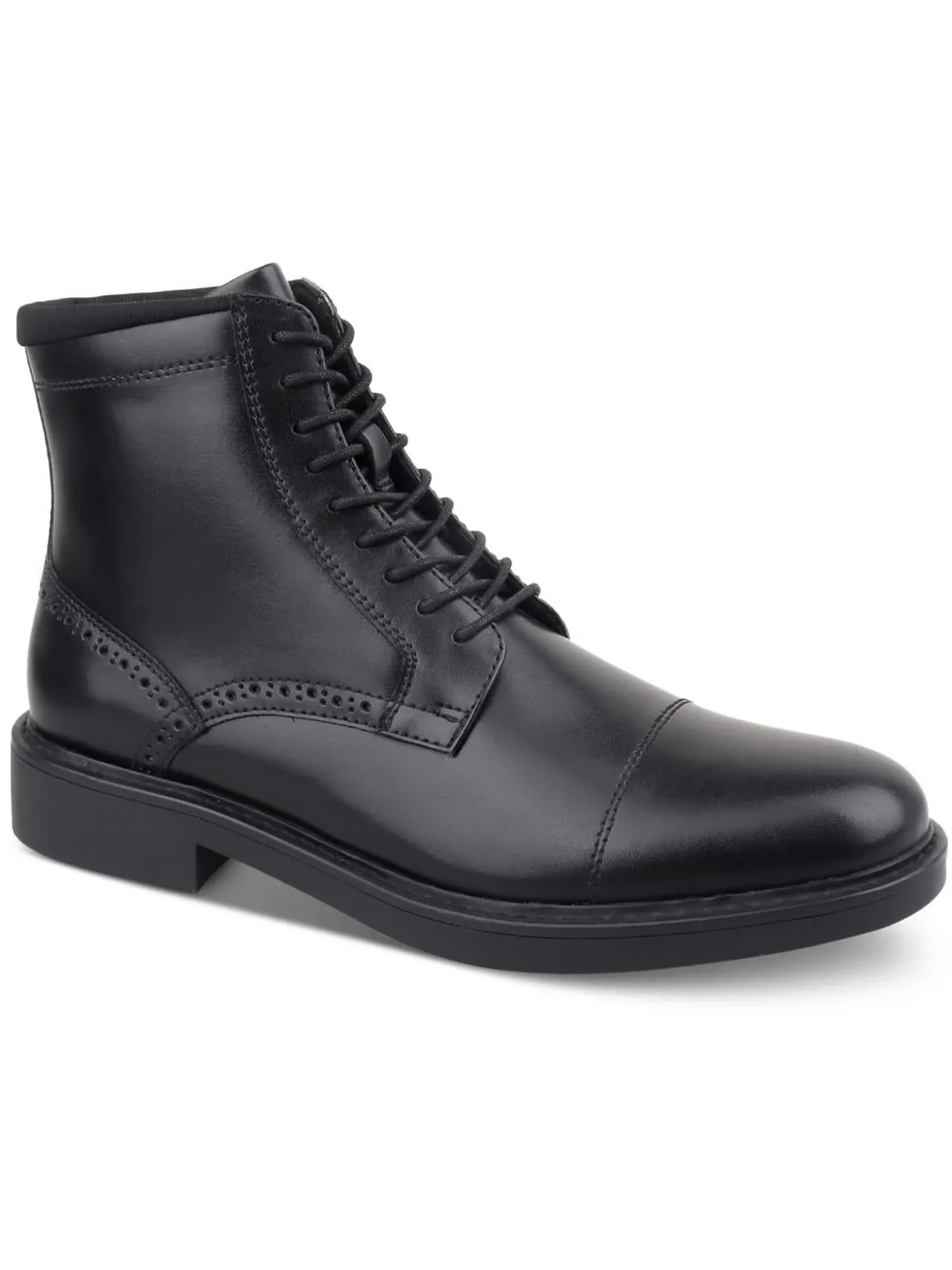 ELROY Mens Polyurethane Faux Leather Chelsea Boots