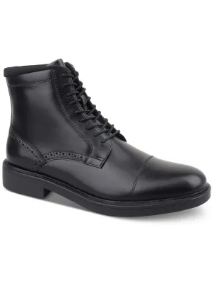ELROY Mens Polyurethane Faux Leather Chelsea Boots