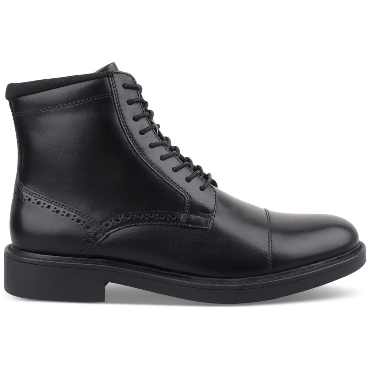 ELROY Mens Polyurethane Faux Leather Chelsea Boots