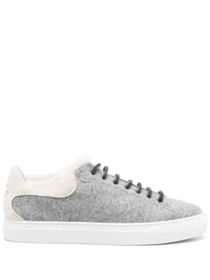 Embossed-Star Sneakers