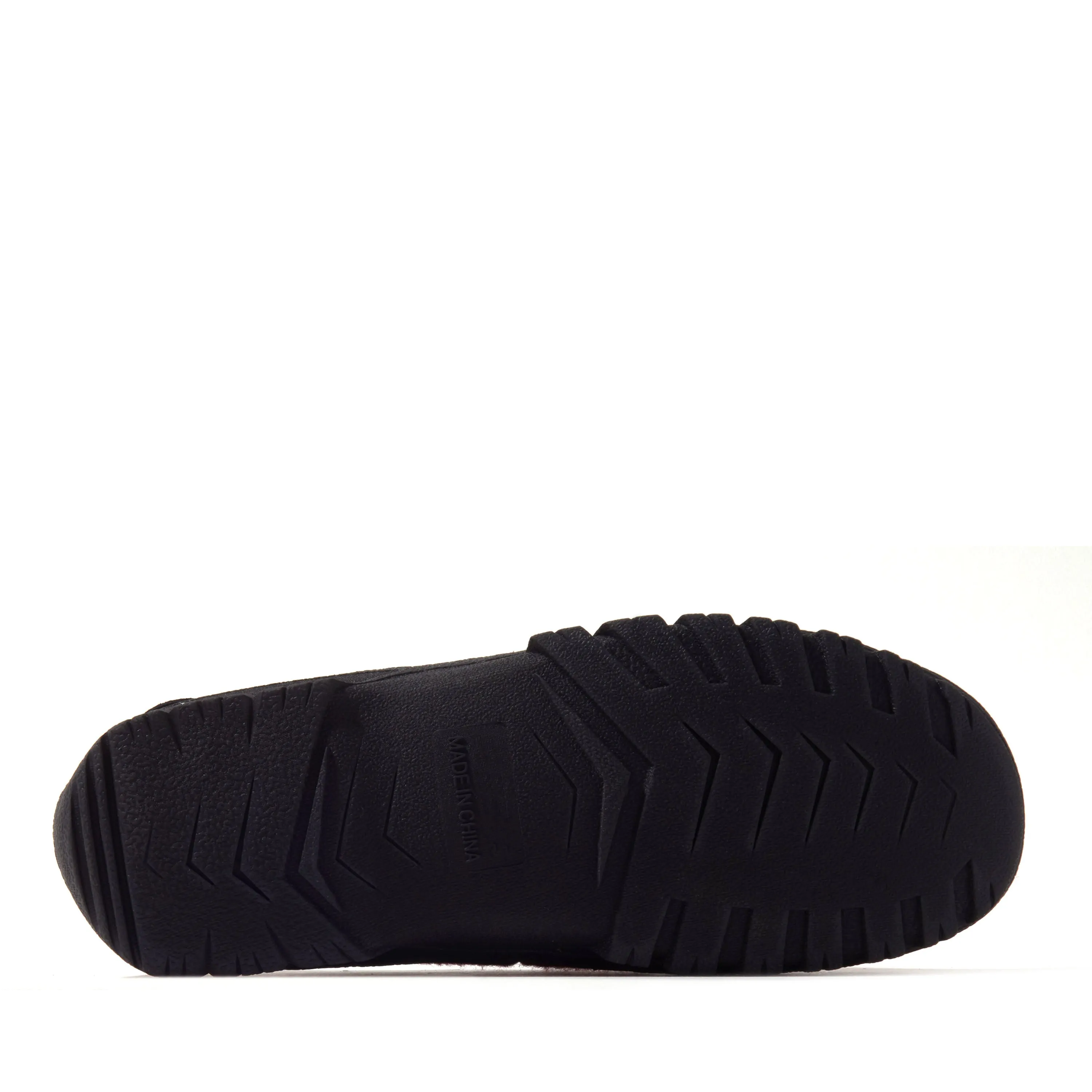 EZ Feet Men's Genuine Suede and Shearling Wool Moccasin