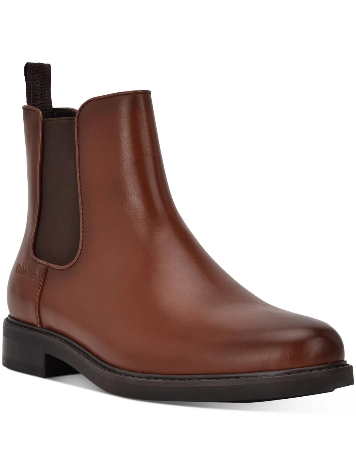 Fenwick Mens Leather Ankle Chelsea Boots