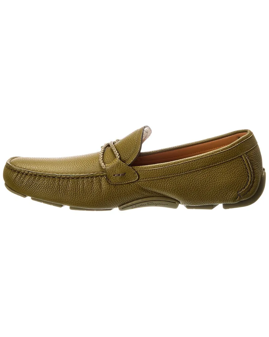 Ferragamo Front 4 Mvit Hydra Leather Loafer