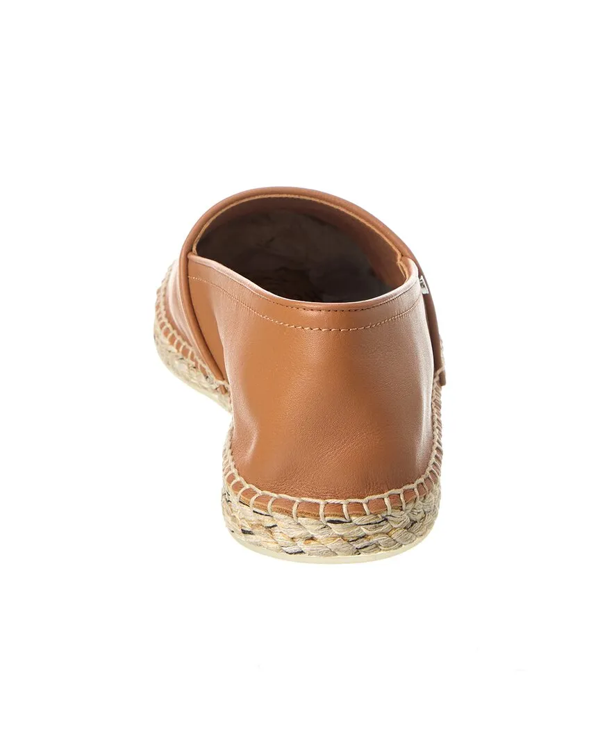Ferragamo Lamar Leather Espadrille