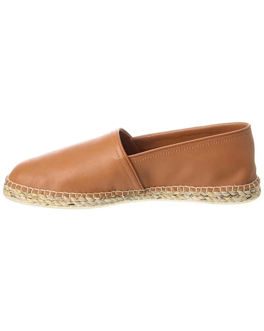 Ferragamo Lamar Leather Espadrille