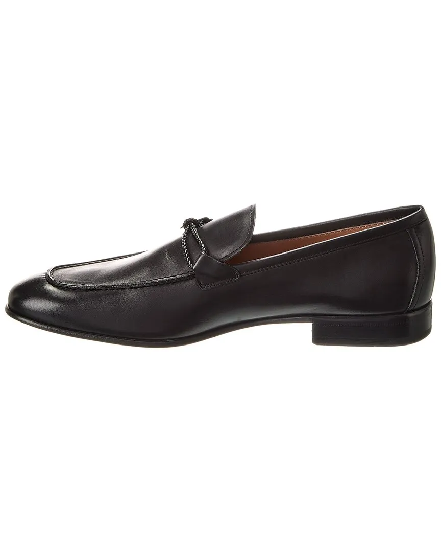 Ferragamo Lester Corsaro Leather Loafer