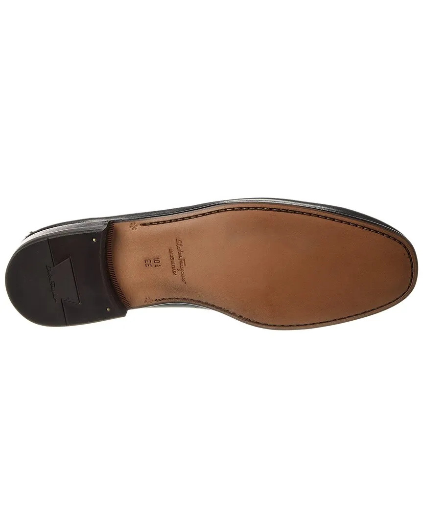 Ferragamo Lester Corsaro Leather Loafer
