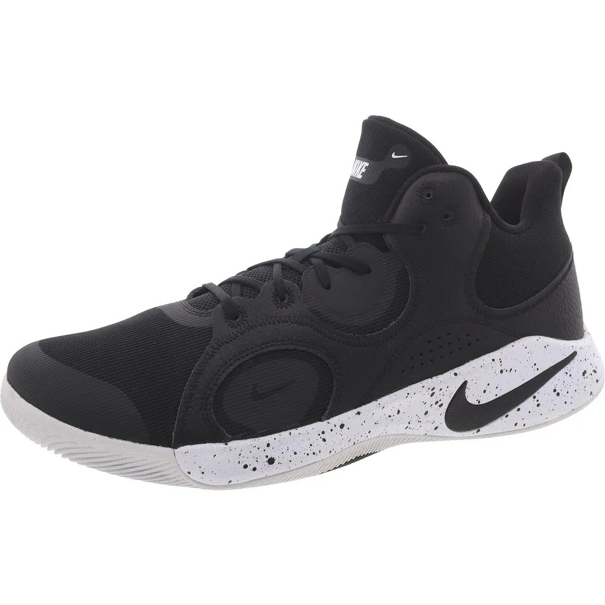 Fly By Mid 2 Mens Faux Leather Performance Athletic and Training Shoes