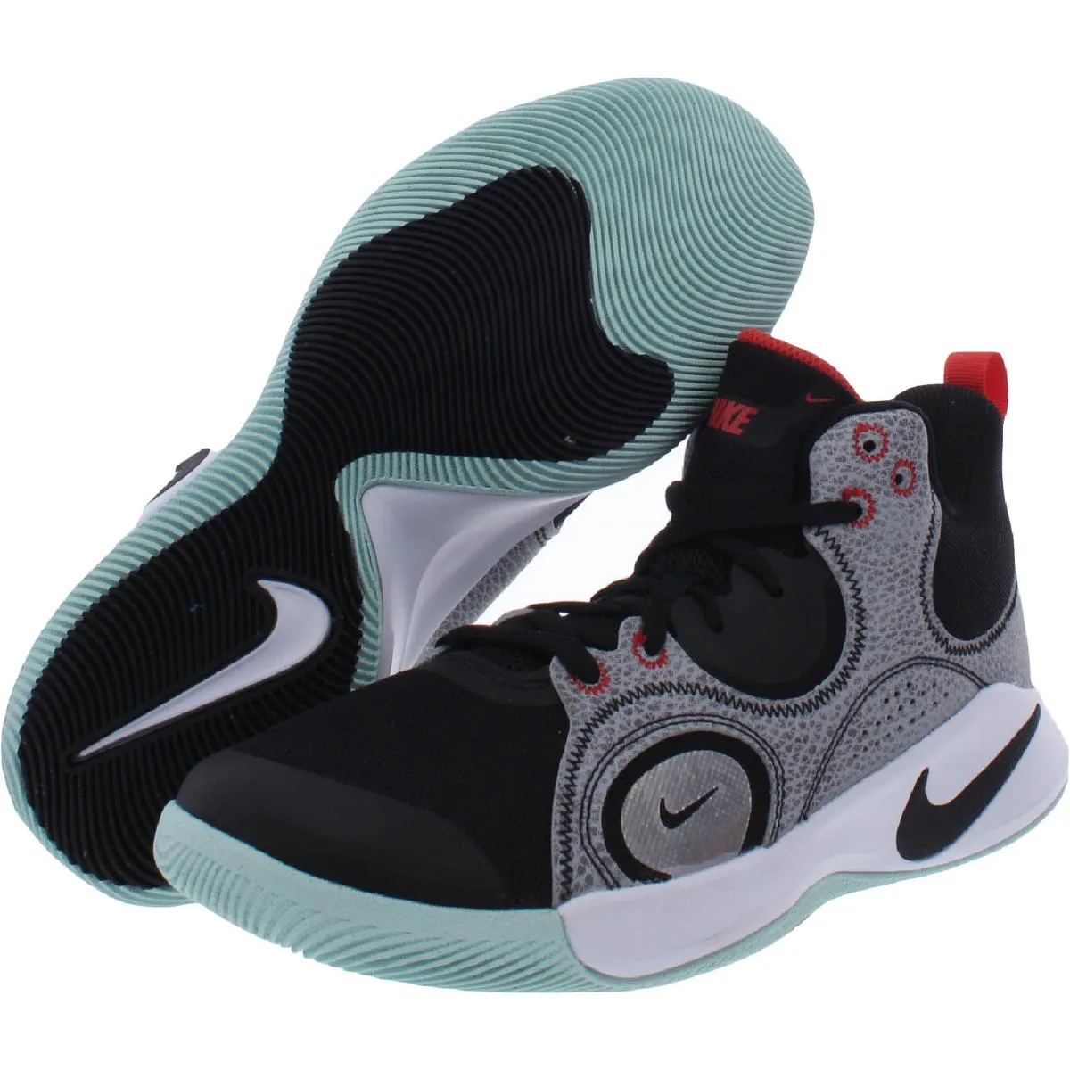 Fly By Mid 2 Mens Faux Leather Performance Athletic and Training Shoes