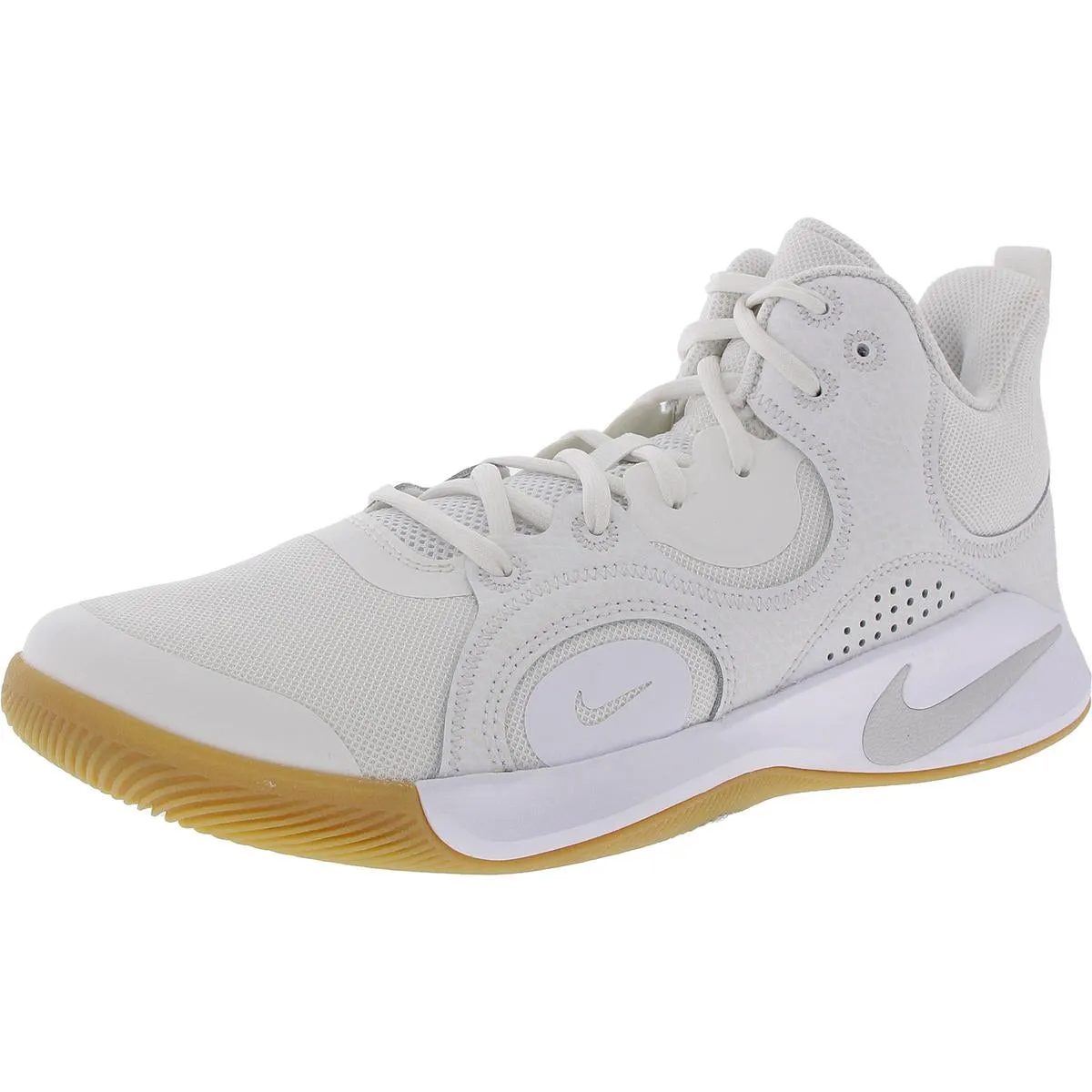 Fly By Mid 2 Mens Faux Leather Performance Athletic and Training Shoes