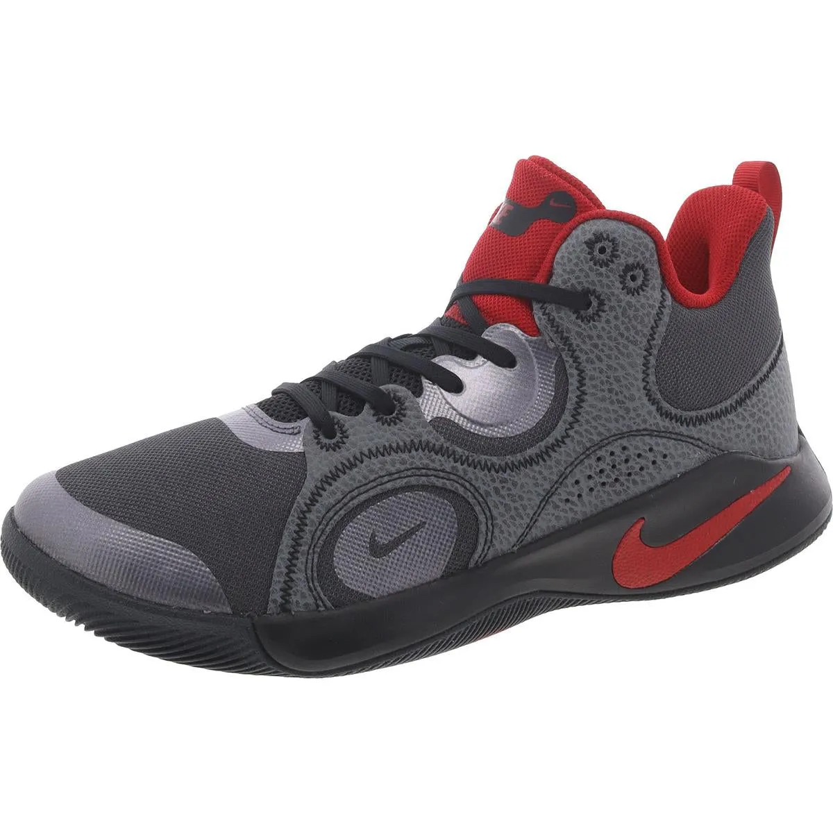 Fly By Mid 2 Mens Faux Leather Performance Athletic and Training Shoes