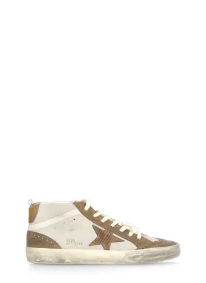 Grey Mid Star Sneakers