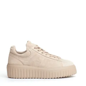 H Stripes Beige Suede