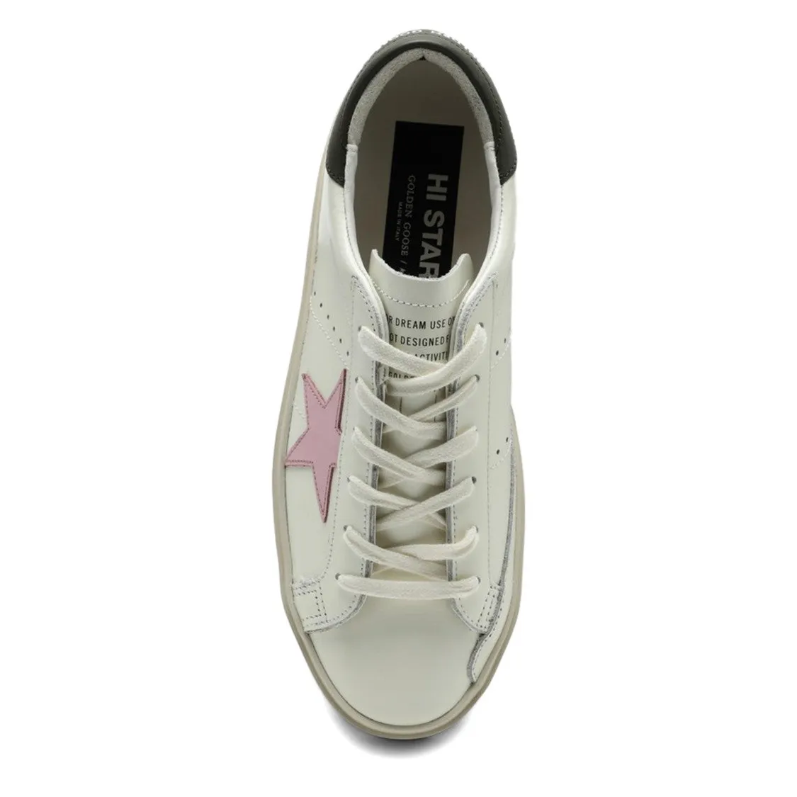 Hi Star Leather Sneakers With Prominent Star Detail