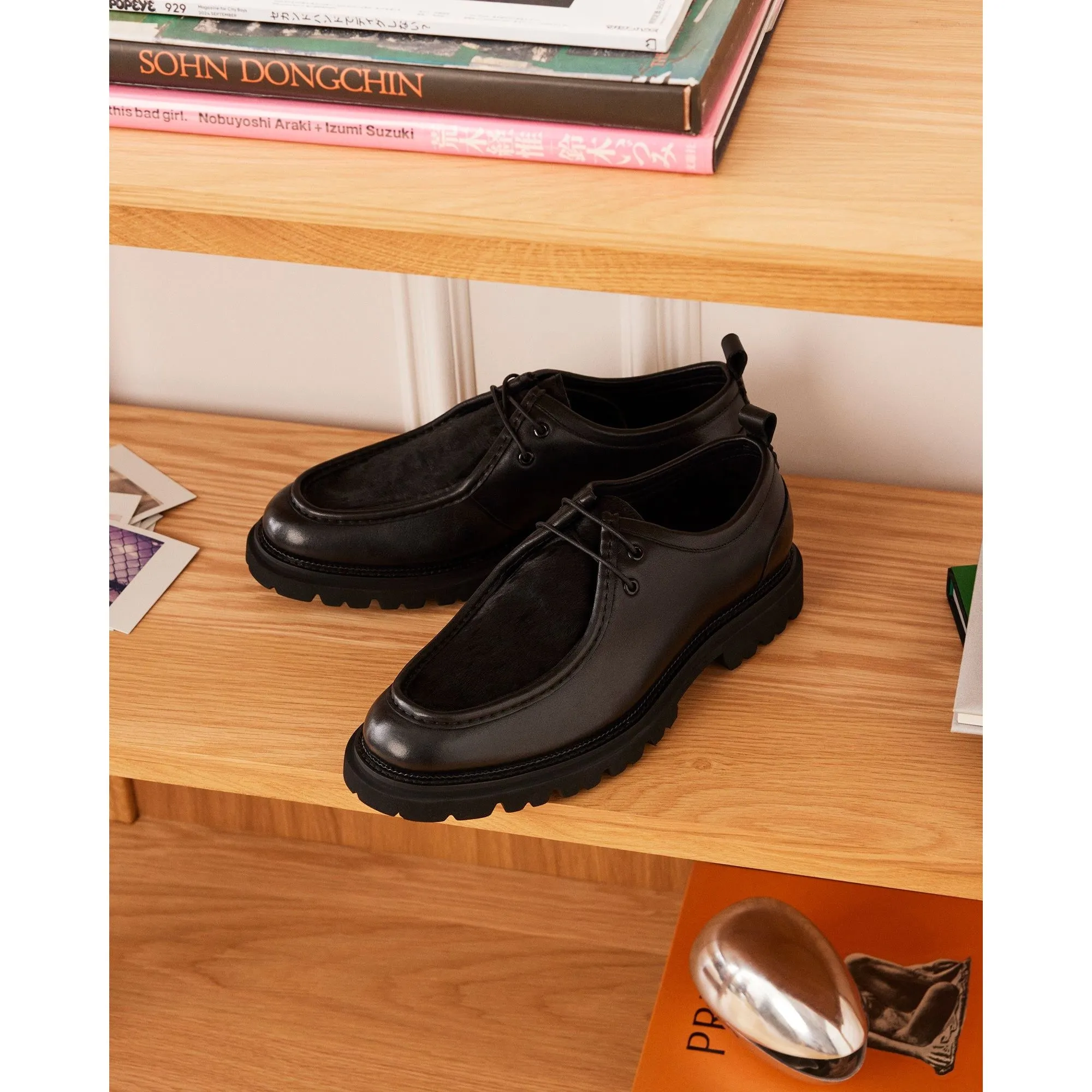 Hulver Black Leather