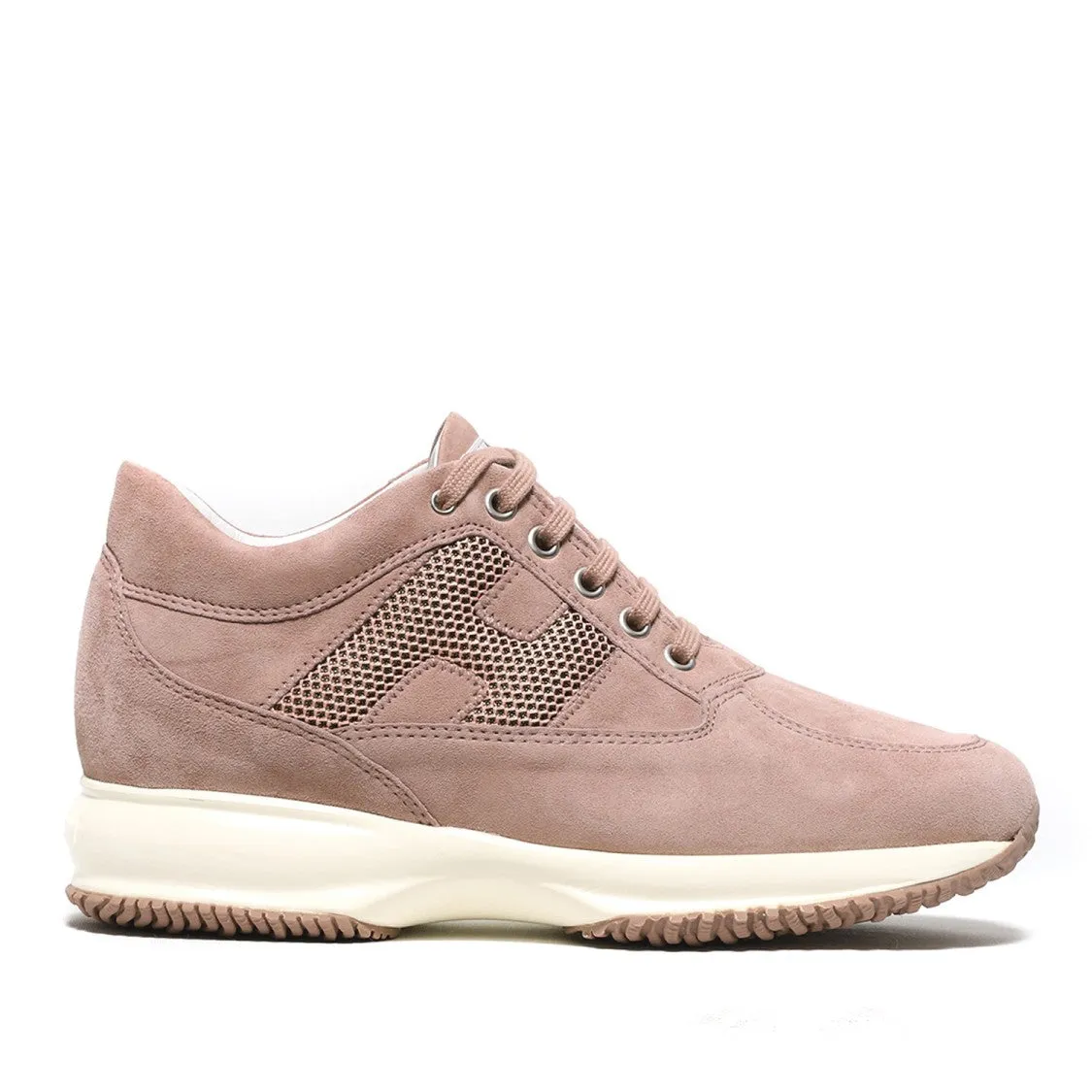 Interactive Sneakers In Pink Suede