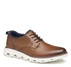Johnston & Murphy Men's Jenkins Leather Plain Toe Dress Casual Lace-up Shoe