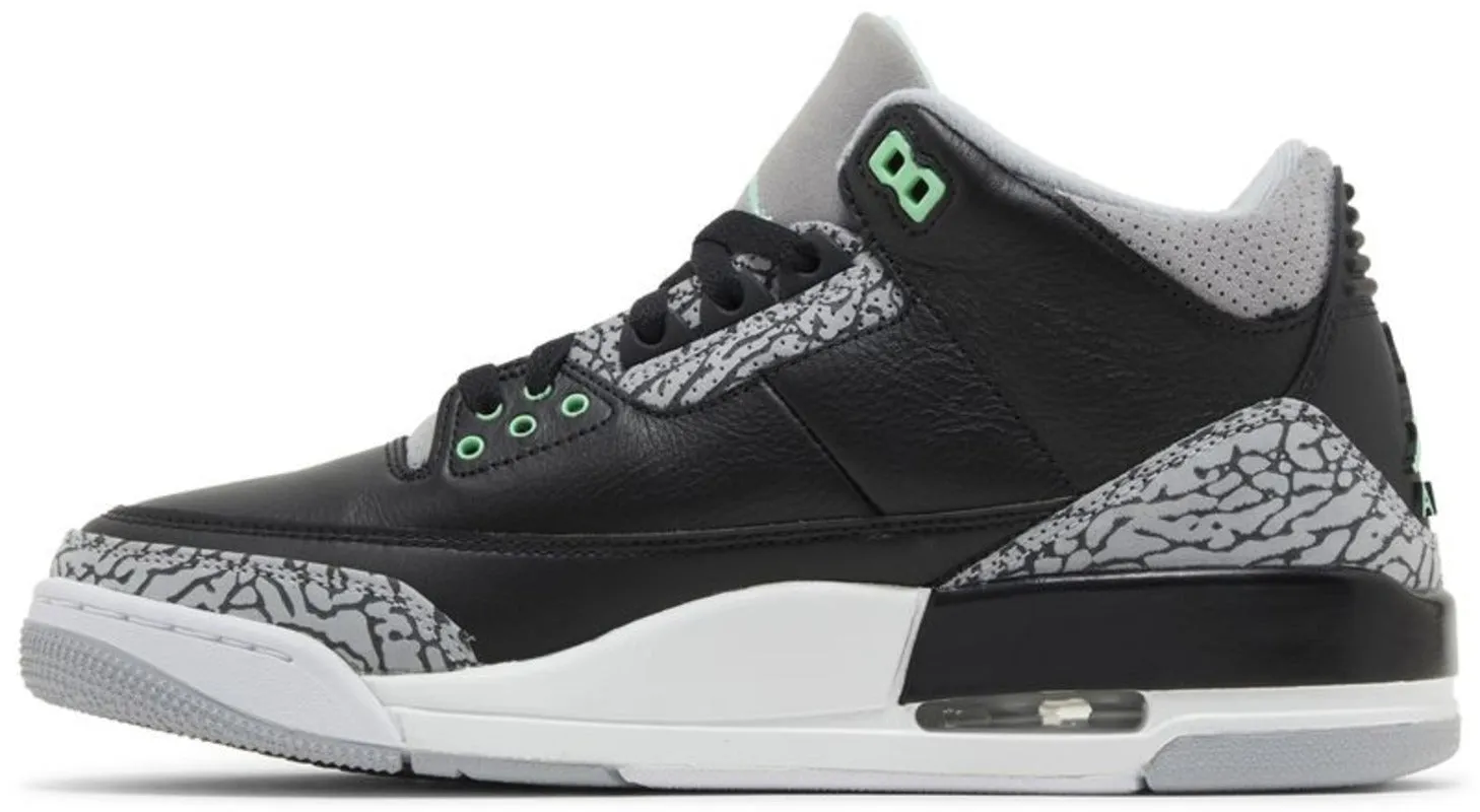 Jordan 3 Retro Green Glow