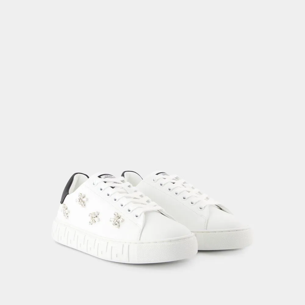 La Greca Sneakers - Canvas - White