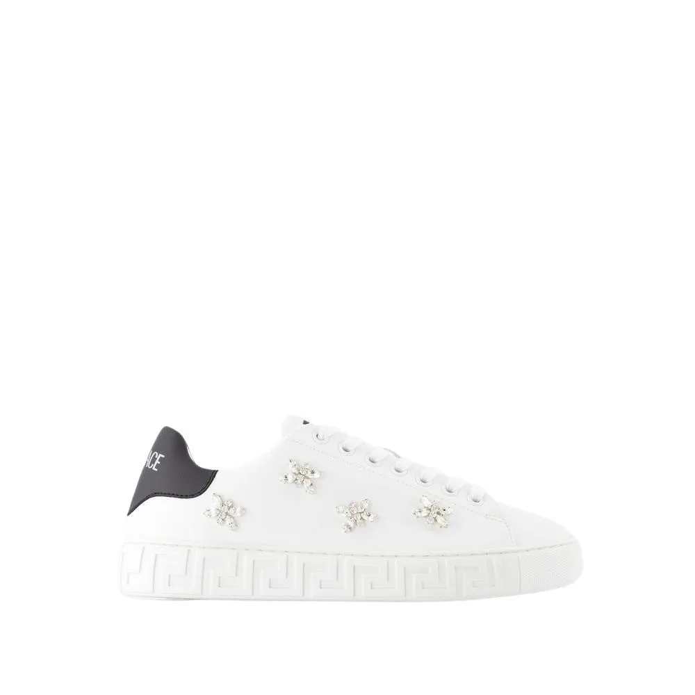 La Greca Sneakers - Canvas - White