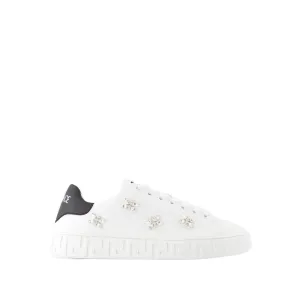 La Greca Sneakers - Canvas - White