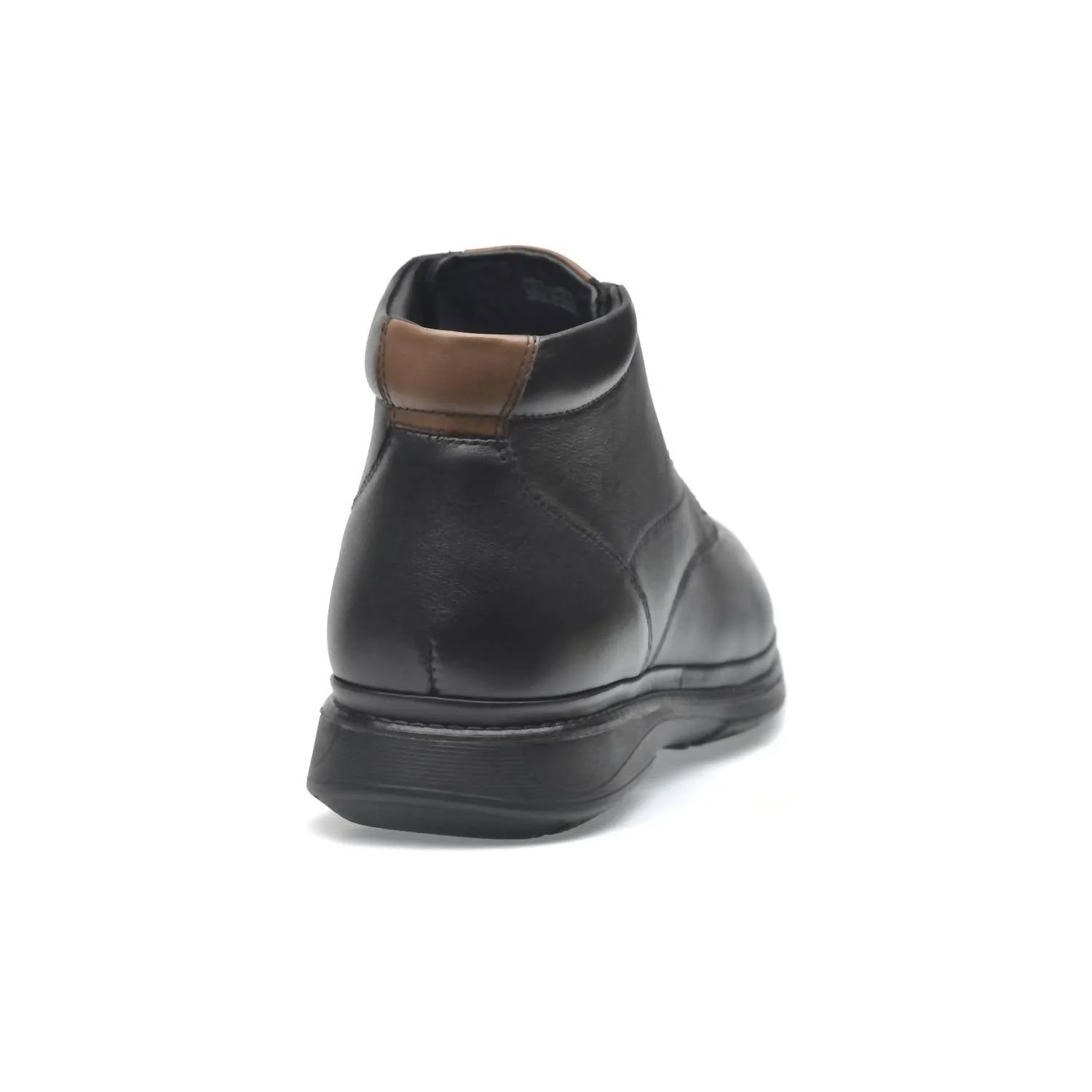 Lambskin Leather Boots In Black