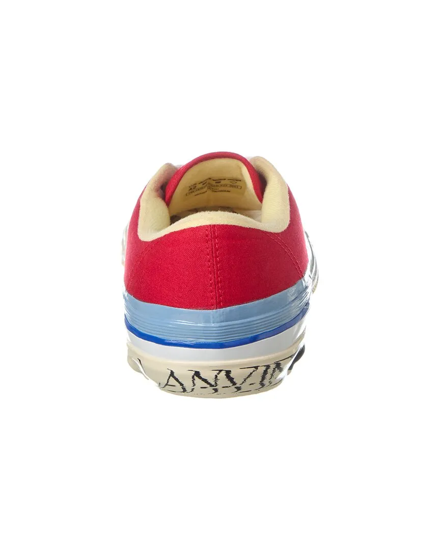 LANVIN Mlted Vulcanized Canvas Sneaker
