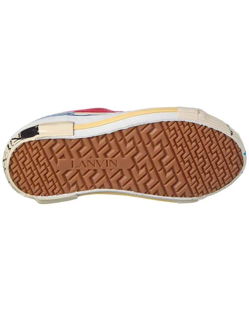 LANVIN Mlted Vulcanized Canvas Sneaker