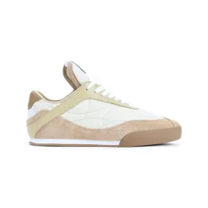 Leather And Suede Sneakers With Chic Silhouette