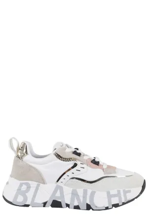 Leather Sneakers With Chunky Sole