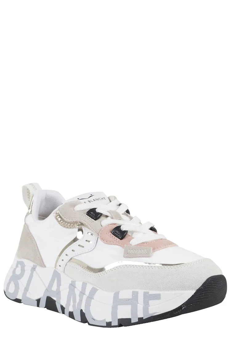 Leather Sneakers With Chunky Sole