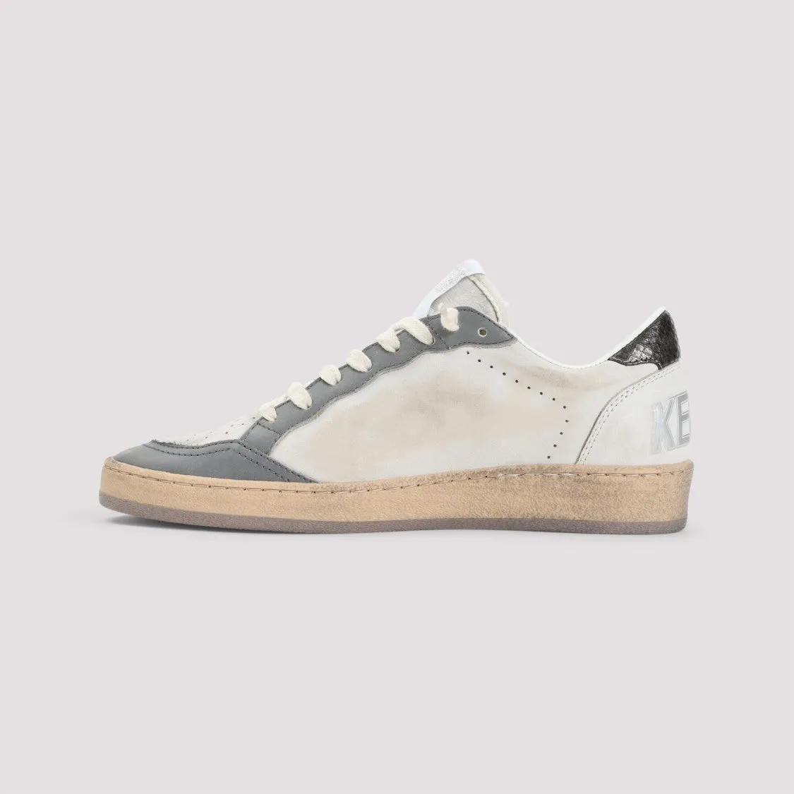 Leather Sneakers With Star Design