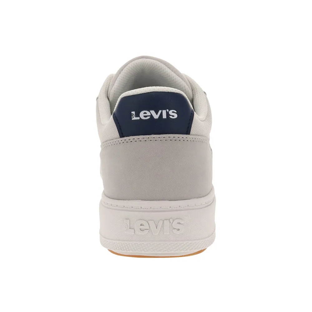 Levi's Mens Aden Genuine Suede and Canvas Lace Up Sneaker Shoe