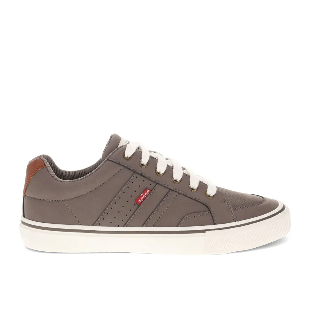 Levi's Mens Avery Synthetic Leather Casual Lace Up Sneaker Shoe