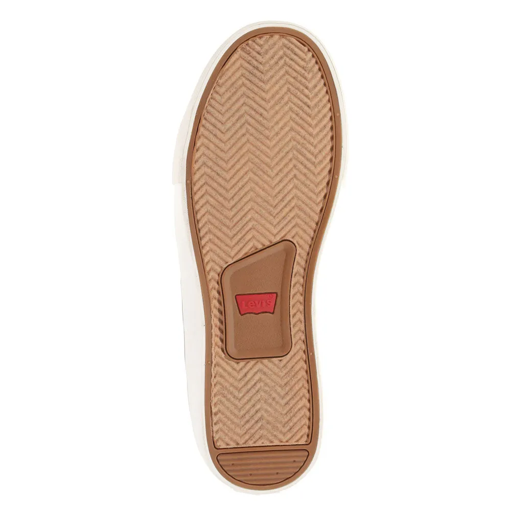 Levi's Mens Avery Synthetic Leather Casual Lace Up Sneaker Shoe