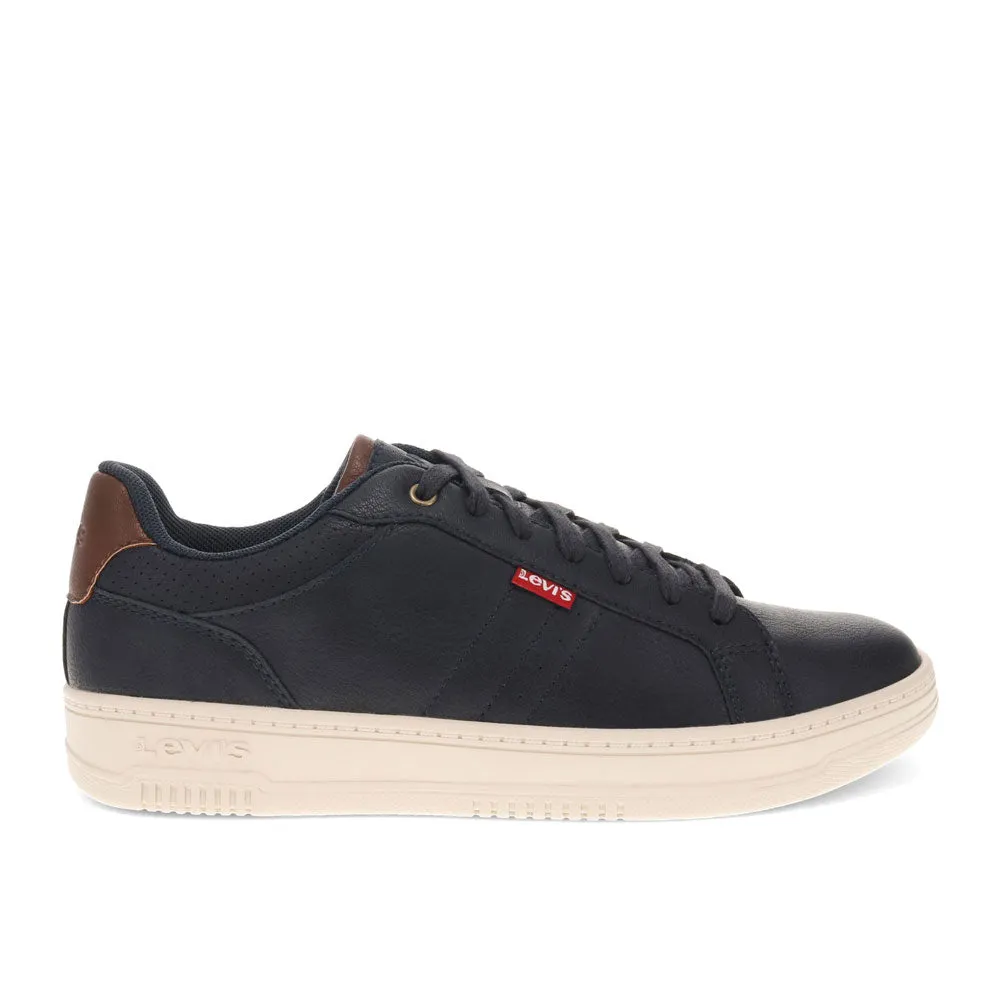 Levi's Mens Carson Synthetic Leather Casual Lace Up Sneaker Shoe
