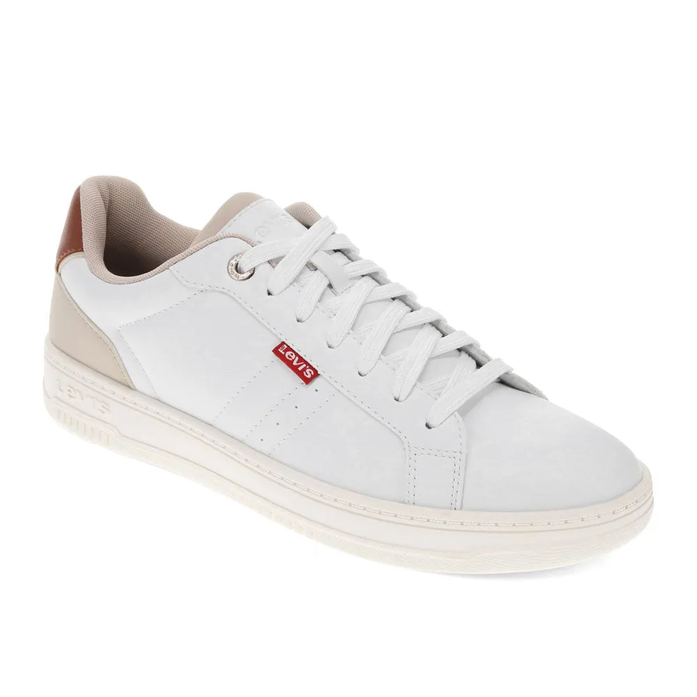 Levi's Mens Carson Synthetic Leather Casual Lace Up Sneaker Shoe