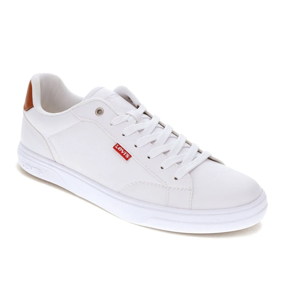 Levi's Mens Carter Synthetic Leather Casual Lace Up Sneaker Shoe