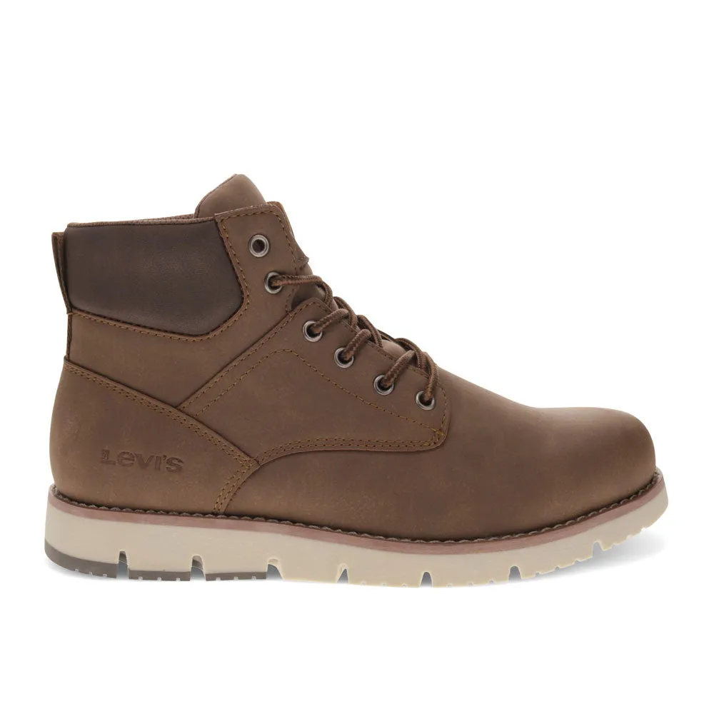 Levi's Mens Charles SH Vegan Leather Lace Up Rugged Casual Boot