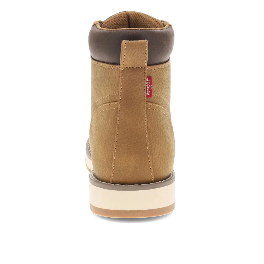 Levi's Mens Dean Synthetic Leather Casual Moc Toe Rugged Casual Boot