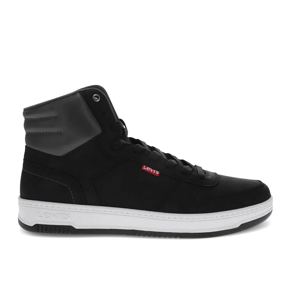 Levi's Mens Drive Hi CBL Synthetic Leather Casual Hightop Sneaker Shoe