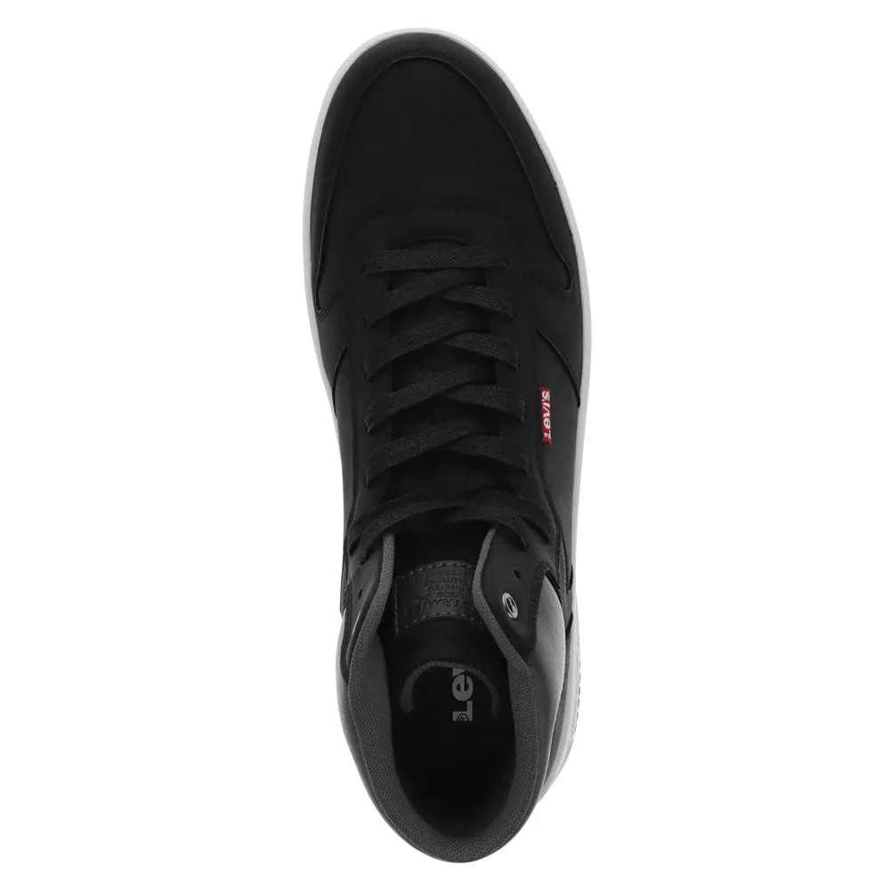 Levi's Mens Drive Hi CBL Synthetic Leather Casual Hightop Sneaker Shoe