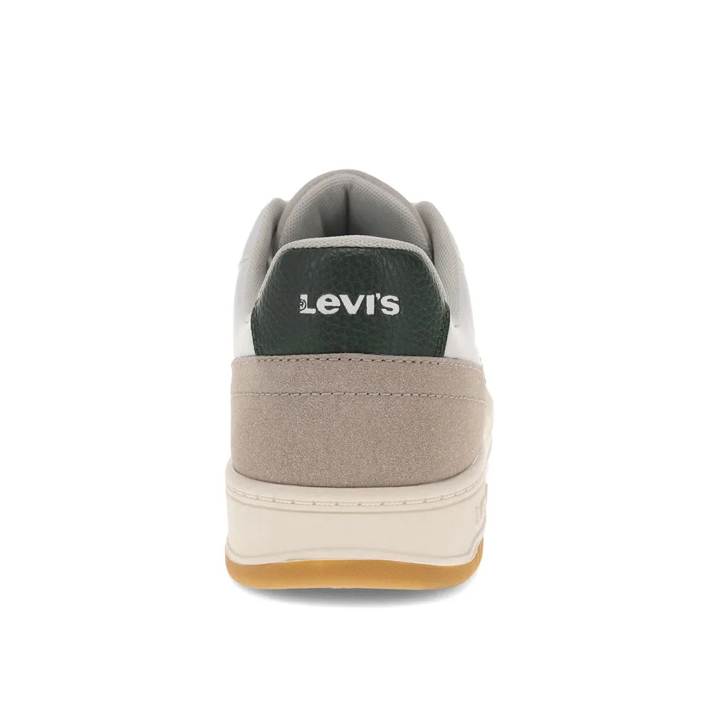 Levi's Mens Drive Lo Synthetic Leather Casual Lace Up Sneaker Shoe