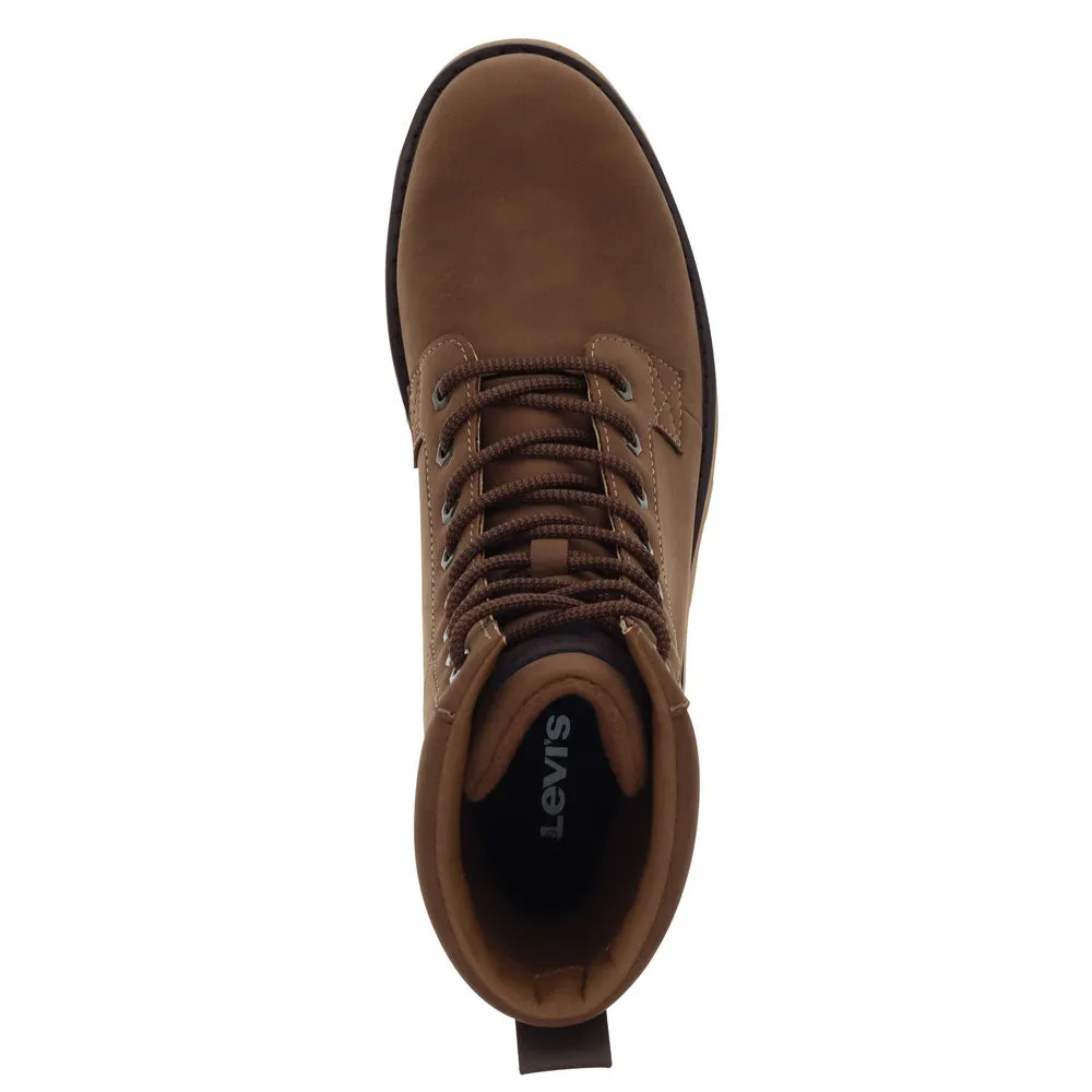 Levi's Mens Greyson UL Vegan Leather Lace Up Rugged Casual Boot