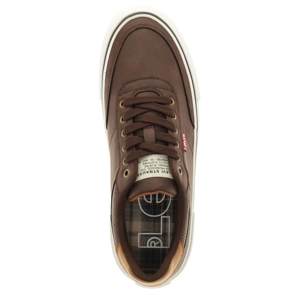 Levi's Mens Munro UL Vegan Leather Casual Lace Up Sneaker Shoe