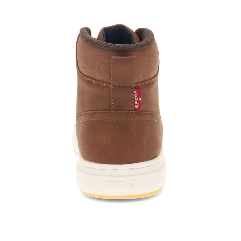 Levi's Mens Stephen Synthetic Leather Casual Lace Up Sneaker Boot